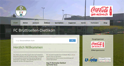 Desktop Screenshot of fcbruettisellen-dietlikon.ch